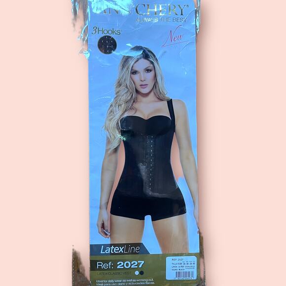 ANN CHERY LATEX CLASSIC VEST (LATEX LINE) 3 HOOK OPTION, IN GREAT CONDITION! - Picture 2 of 10